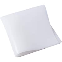 SOFIALXC Hoja de goma de silicona suave blanca de alta temperatura 50 mm x 50 mm de grosor 0-5 mm
